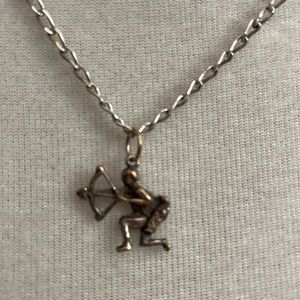 Sagittarius silver pendant